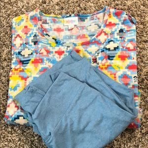 Lularoe! Xs Irma and OS Leggings. Worn one time.